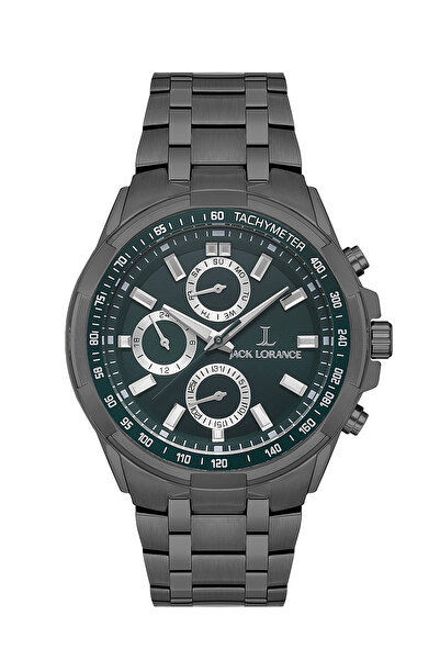 JACK LORANCE Jls0234104 Green & Metallic Steel Men's Watch