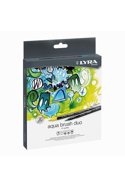 LYRA Aqua Brush Duo-Hanging Pack of 24 L6521240