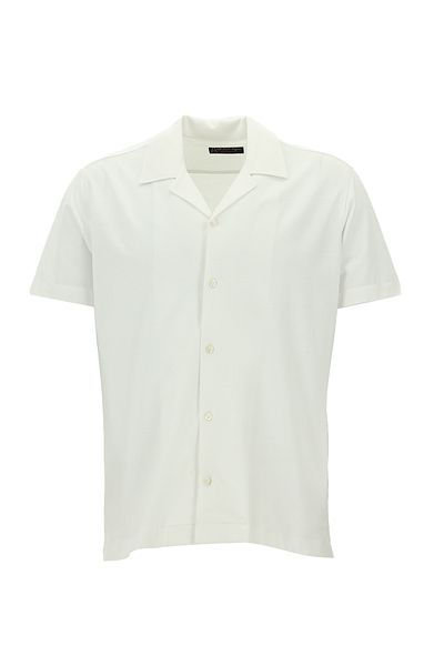 Abdullah Kiğılı Short Sleeve Slim Fit Slim Fit Cotton Shirt