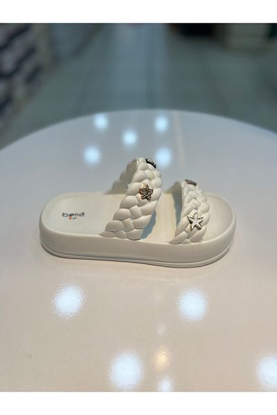 Akınal Bella Girl's Stoned Daily Comfortable Slippers
