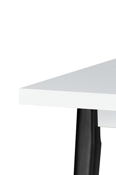 VİLİNZE Avanos Sabit Mdf Kare Ahşap Mutfak Masası - 80x80 Cm