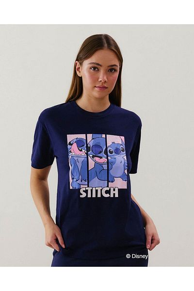 Undiz Stitch jersey top - navy blue