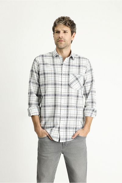 Kiğılı Plaid Patterned Long Sleeve Cotton Shirt - Regular Fit