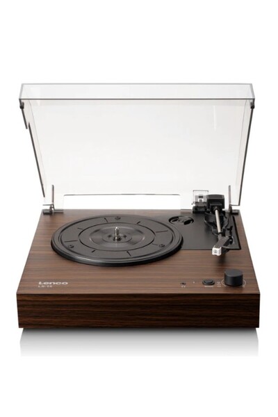 Lenco LS-15WD - Bluetooth'lu pikap, iki dahili hoparlör ve AT3600L kartuşu - Ahşap rengi