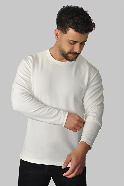 MANTA 2772-1 تي شيرت رجالي بأكمام طويلة وياقة دائرية