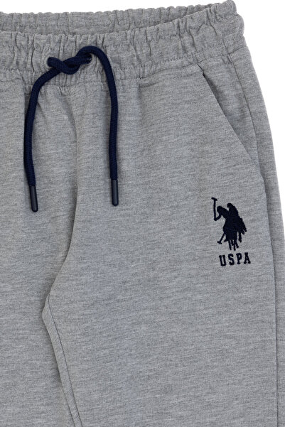 U.S. Polo Assn. Erkek Çocuk Gri Melanj Eşofman Altı 50298063-VR086
