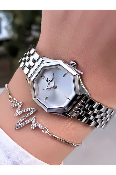 Daniel Klein Daniel Klein New Season Sports Model - Steel Cord Large Case Watch Bracelet