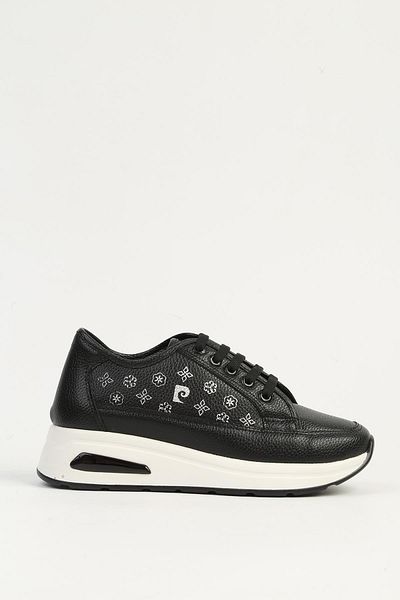 Pierre Cardin Black White Women's Sports Shoes Pc-54779