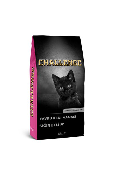 Challenge Sığır Etli Yavru Kedi MamaAsı 15 Kg