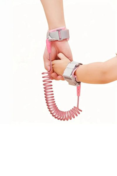 SYNOPE Child Safety Walking Safety Belt - Velcro Anti-Lost, Mother Bracelet & Clamp Leash
