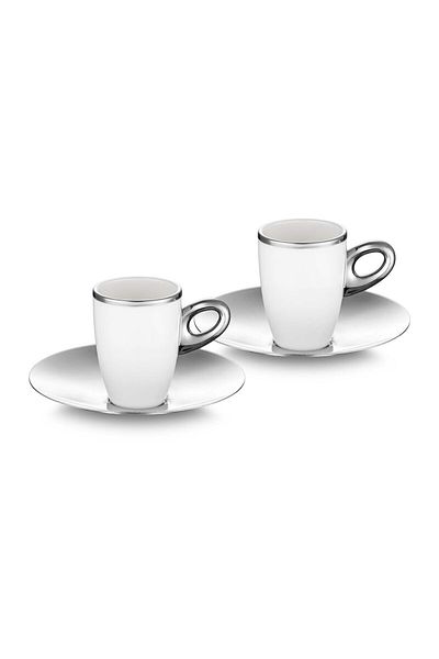 Jumbo Espresso Coffee Cup Set for 2 People