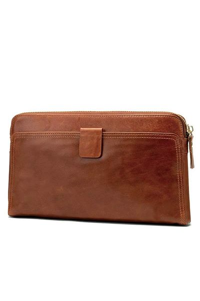 delis Bag Wallet, Catarina Pt1340, Genuine Leather, Brown