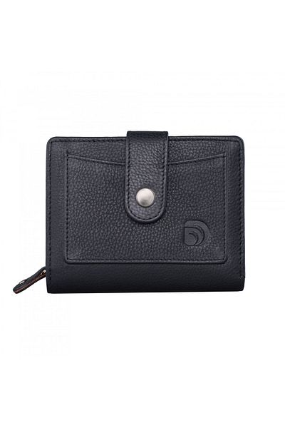 delis Women's Wallet, Nolita Pt1231, Genuine Leather, Black