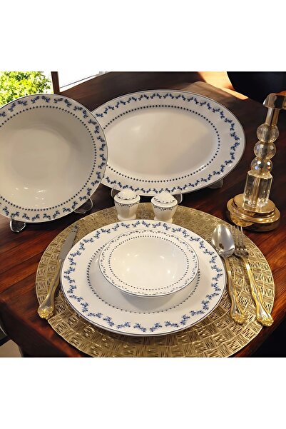 Zuccara Maison Zarin Iran Porselen 28 Parça 6 Kişilik Yemek Takımı