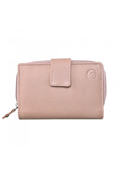 delis Portofel Dama , Annelisse Pt1219, Piele Naturala, Crem