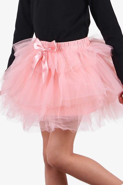 Breeze Пола туту за момиче 8-12 години, цвят сьомга