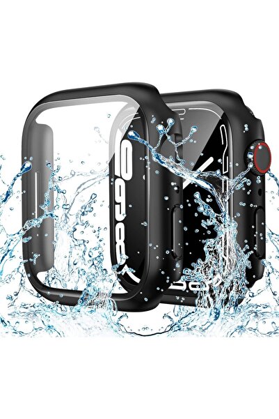 UnDePlus Apple Watch 7/8/9 45mm Uyumlu Deniz Havuz için Su Geçirmez Ekran Kor...