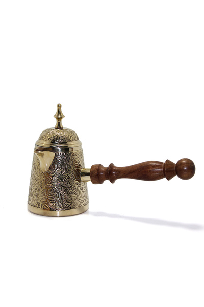 BulutRetail Brass Coffee Pot 5.5'' Inch