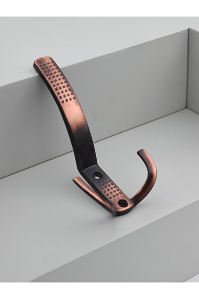 Velquin Noktalı Antik Bakır Askı, Lüks Vestiyer Askısı, Dolap Askılık, Duvar ...