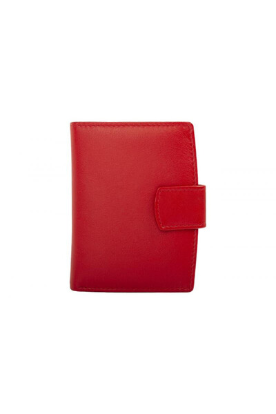 delis Women's Wallet Esme Pt1151, Genuine Leather, Red