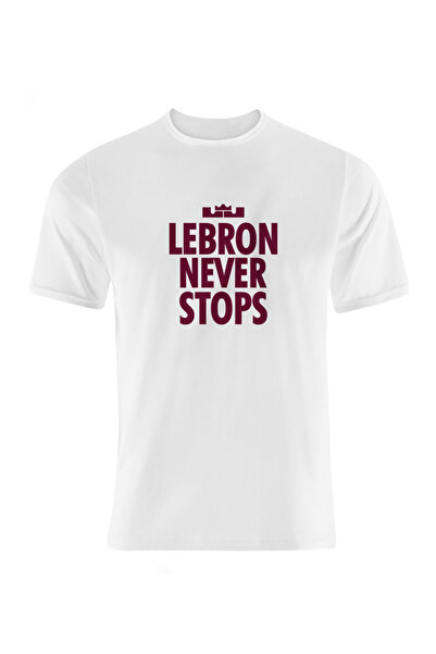 usateamfans Majica "LeBron Never Stops"