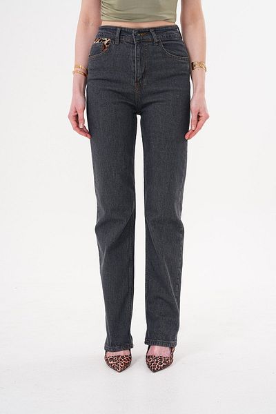JANSO GROUP JANSO GROYP - JEANS DE DAME PANTALON DE BLUZĂ PALAZZO CUT COLORAT