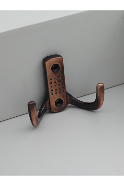 Velquin Noktalı Antik Bakır Askı, Lüks Vestiyer Askısı, Dolap Askılık, Duvar ...