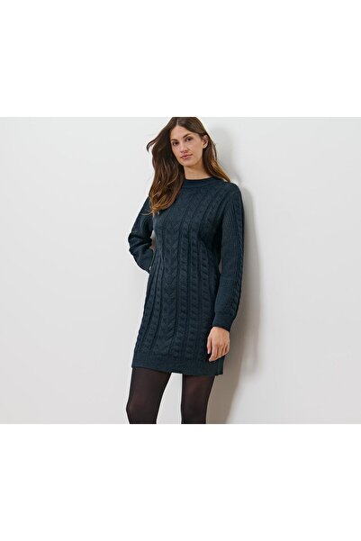 Tchibo Motifli Örgü Elbise