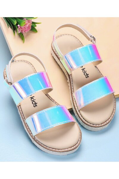 Pine kids صندل باين كيدز بإغلاق فيلكرو - أزرق