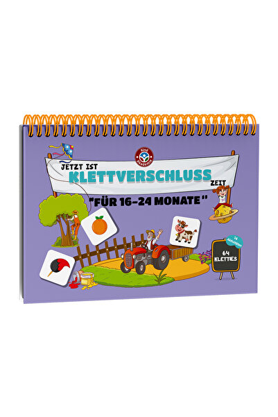 Çocuk Akademi Almanca 16-24 Ay Cırt Cırtlı Etkinlik Kitabı