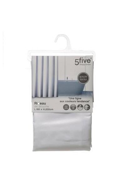 5FIVE 5 Five Polyester Shower Curtain (180 x 200 cm)
