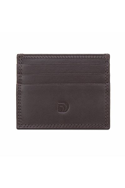 delis Port Card Unisex , Milan Pt1198, Piele Naturala, Maro