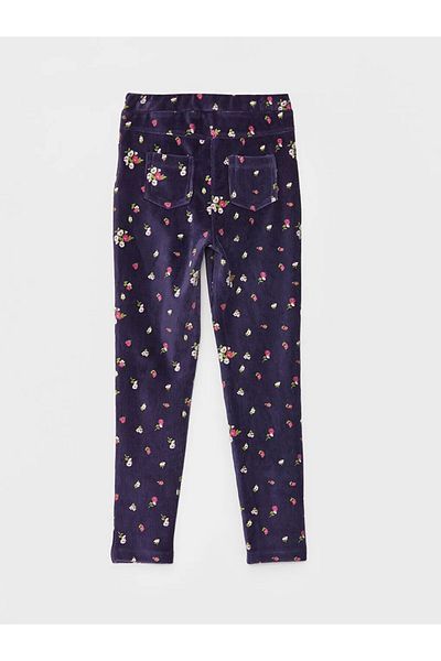 LC Waikiki Velvet Girl's Tights with Elastic Waist