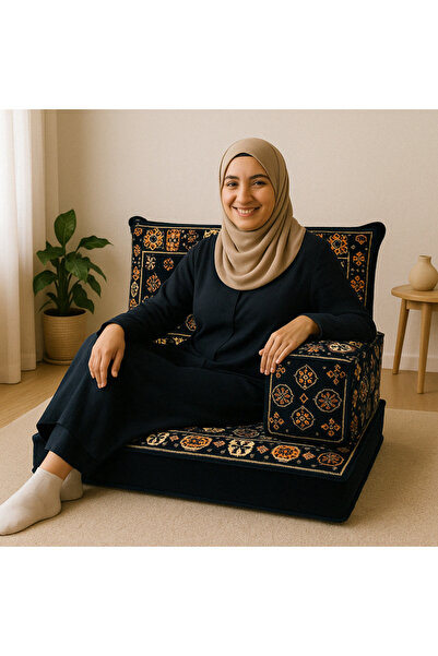 daireden El Yapımı Tek Kişilik Şark Köşesi Sofa– Kilim Desenli Minder Takımı ...