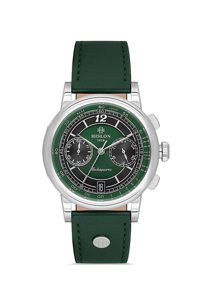 Hislon Ms164S-15Ys Green Men's Wristwatch