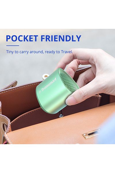 Tronsmart Nimo 5w Portable Bluetooth 5.3 Speaker With Built-in Microphone, Ipx7 Waterproof Green