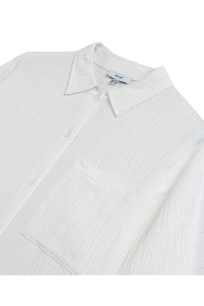 Twist DOKULU CEPLİ GÖMLEK