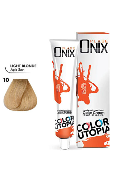 onix 10 Açık Sarı Saç Boyası