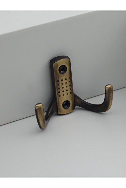 Velquin Noktalı Antik Sarı Askı, Lüks Vestiyer Askısı, Dolap Askılık, Duvar A...