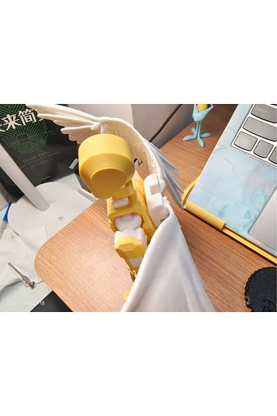 Modellio3D مجسم دمية 13 بأجنحة - جزء عمل مطبوع ثلاثي الأبعاد بأجنحة خلفية