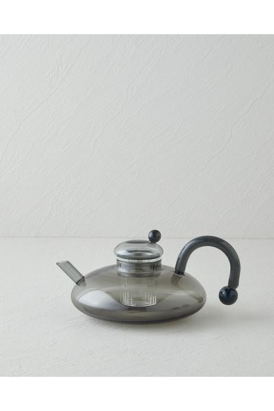 English Home Fiona Borosilicate Glass Teapot 500 ml Gray