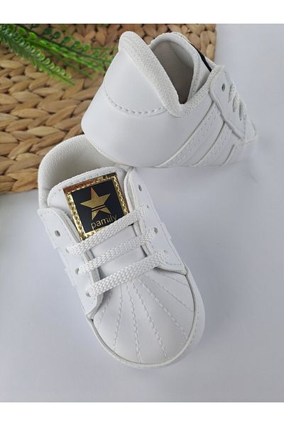 Butik Băieți Fete Bebeluși Pantofi First Step Ortopedici cu talpă moale Ușoare Opțiuni de culoare alb-negru