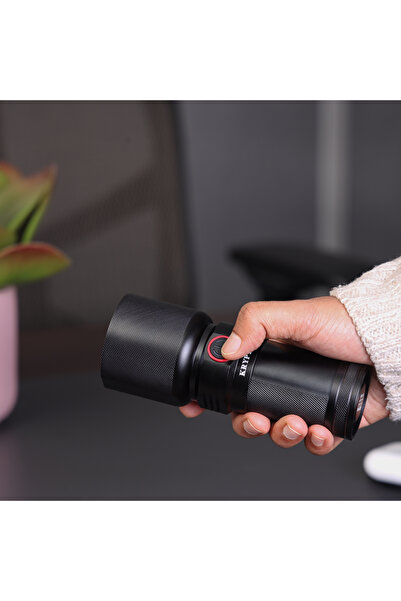 KRYPTON 25w Led Flashlight – 3000lm, 2000m Range, Power Bank, Waterproof, 15h Battery Life