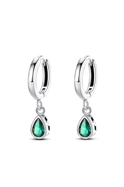 delis Cercei Tortițe Elegante din Argint 925, cu Zirconiu, Placate cu Rodiu, ...