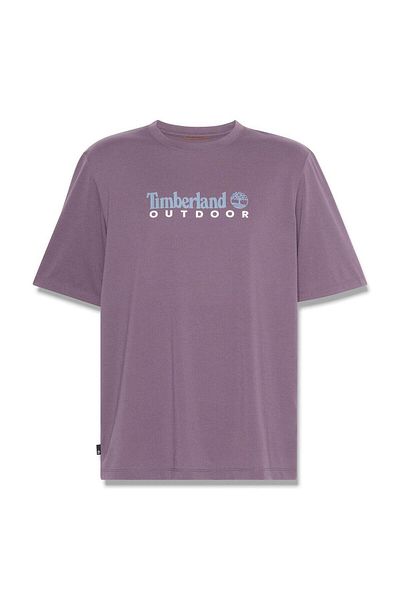 Timberland Ανδρικό T-Shirt με μωβ-xl κάλτσες με λογότυπο με κοντό μανίκι