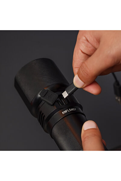 KRYPTON 25w Led Flashlight – 3000lm, 2000m Range, Power Bank, Waterproof, 15h Battery Life