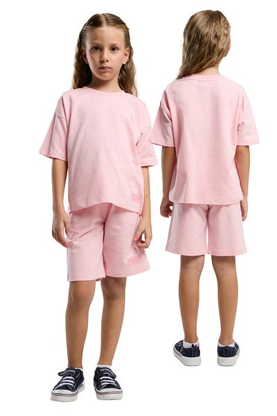 U.S. Polo Assn. U.S. Polo Girls' Crew Neck Short Sleeve Two-Piece Set with Bermuda Shorts Vr.U.S.D20.Kç90.Y.51