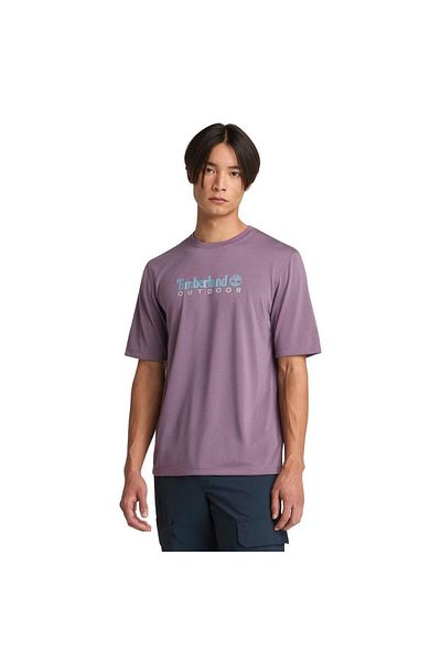 Timberland Ανδρικό T-Shirt με μωβ-xl κάλτσες με λογότυπο με κοντό μανίκι