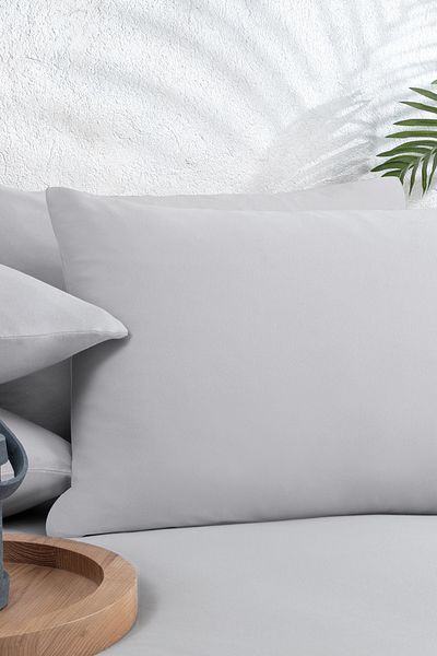 Yataş Gray Softy 2 Pillow Case