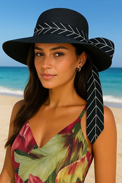 Goldmine Ρυθμιζόμενο σε μέγεθος Γυναικείο Ψάθινο Καπέλο